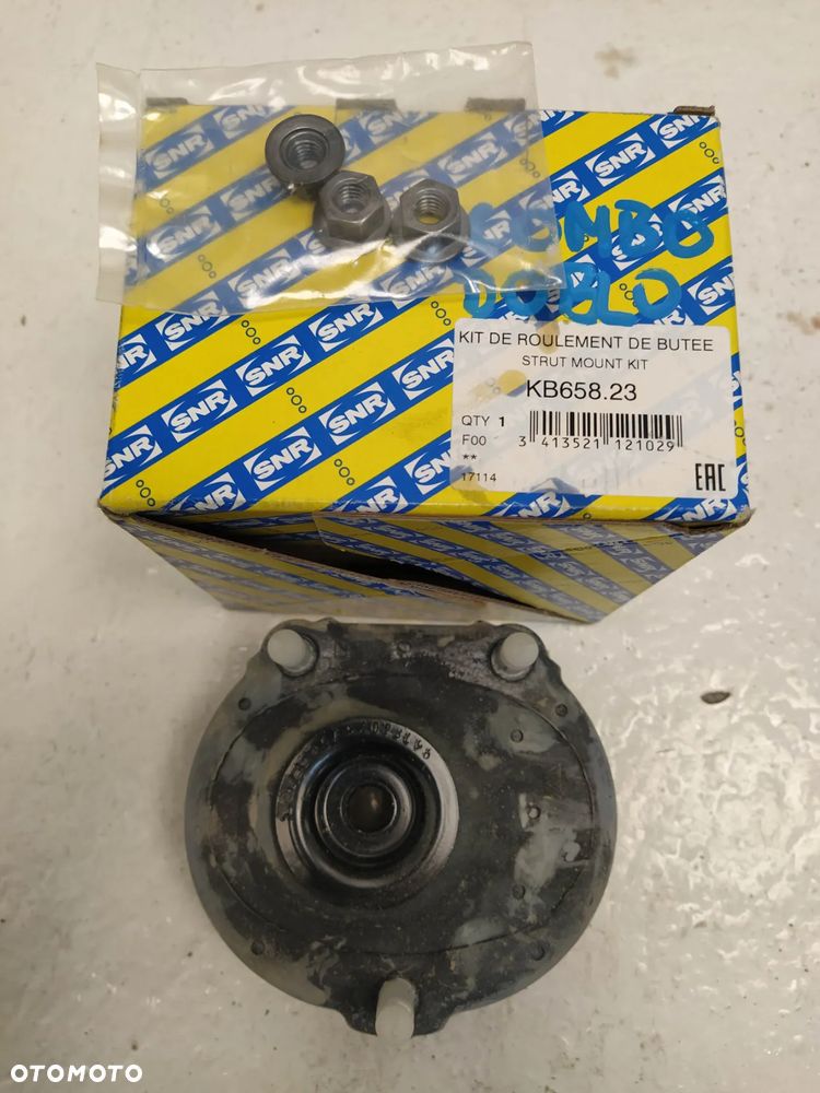 FIAT FIORINO 07- LINEA QUBO CITROEN NEMO PEUGEOT BIPPER  BIPPER TEPEE NOWA ORYGINALNA PODUSZKA AMORTYZATORA MOCOWANIE PRAWY PRZÓD PRZEDNIE - 2