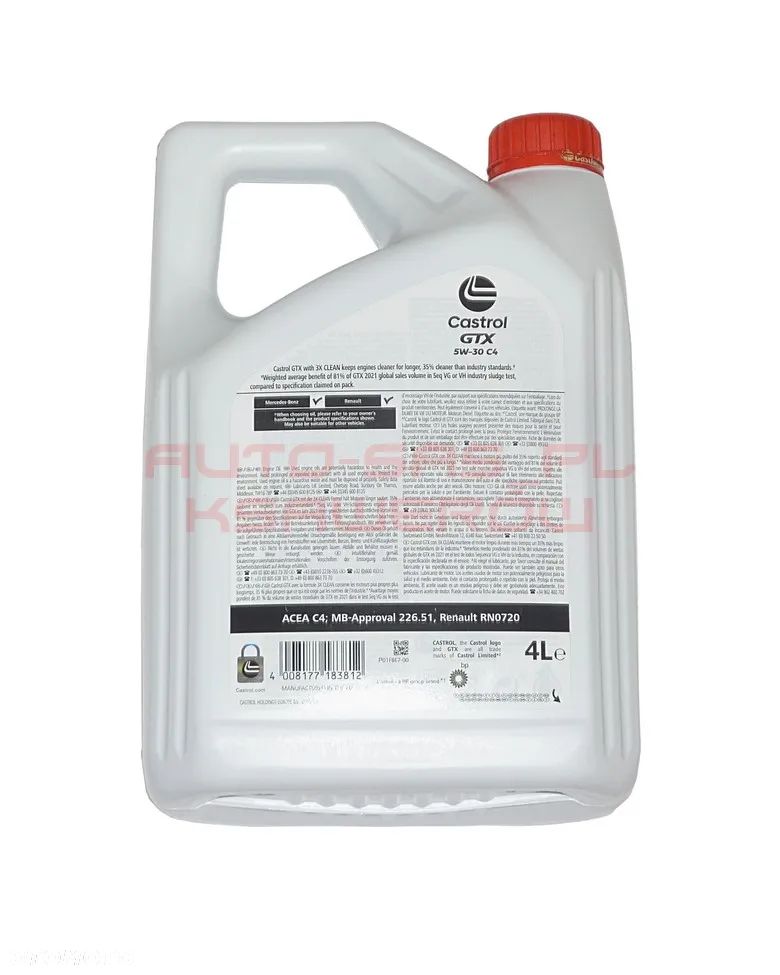 Castrol GTX 5w30 RN0720 4L - 2
