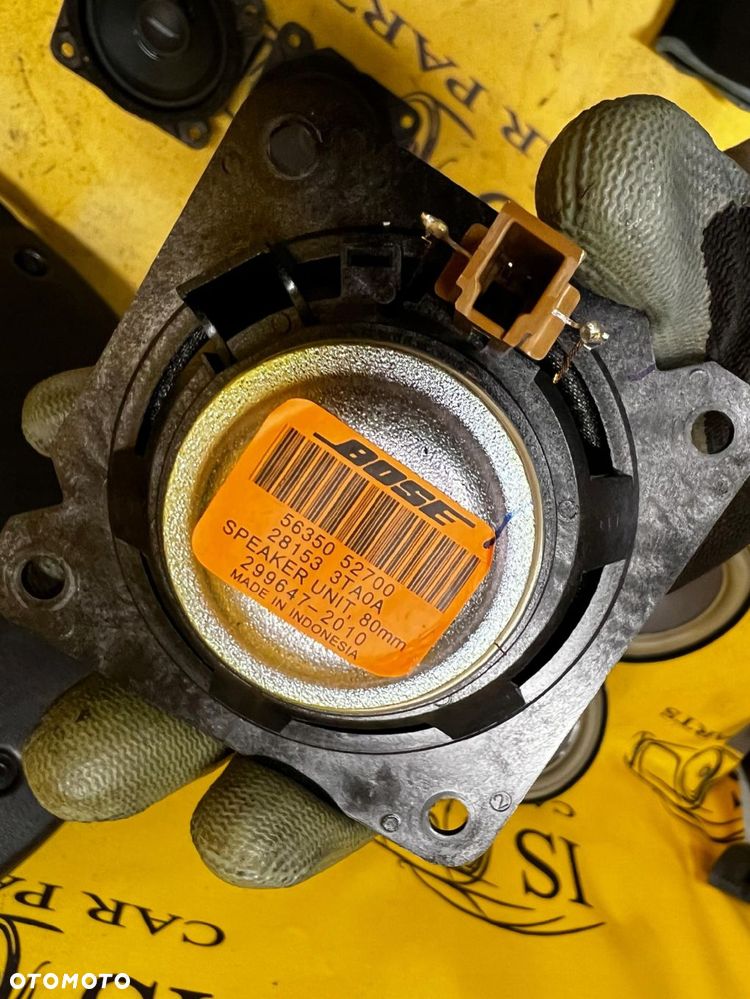 ZESTAW NAGŁOŚNIENIA GŁOŚNIKI WZMACNIACZ SUBWOOFER BOSE INFINITI Q30 - 14