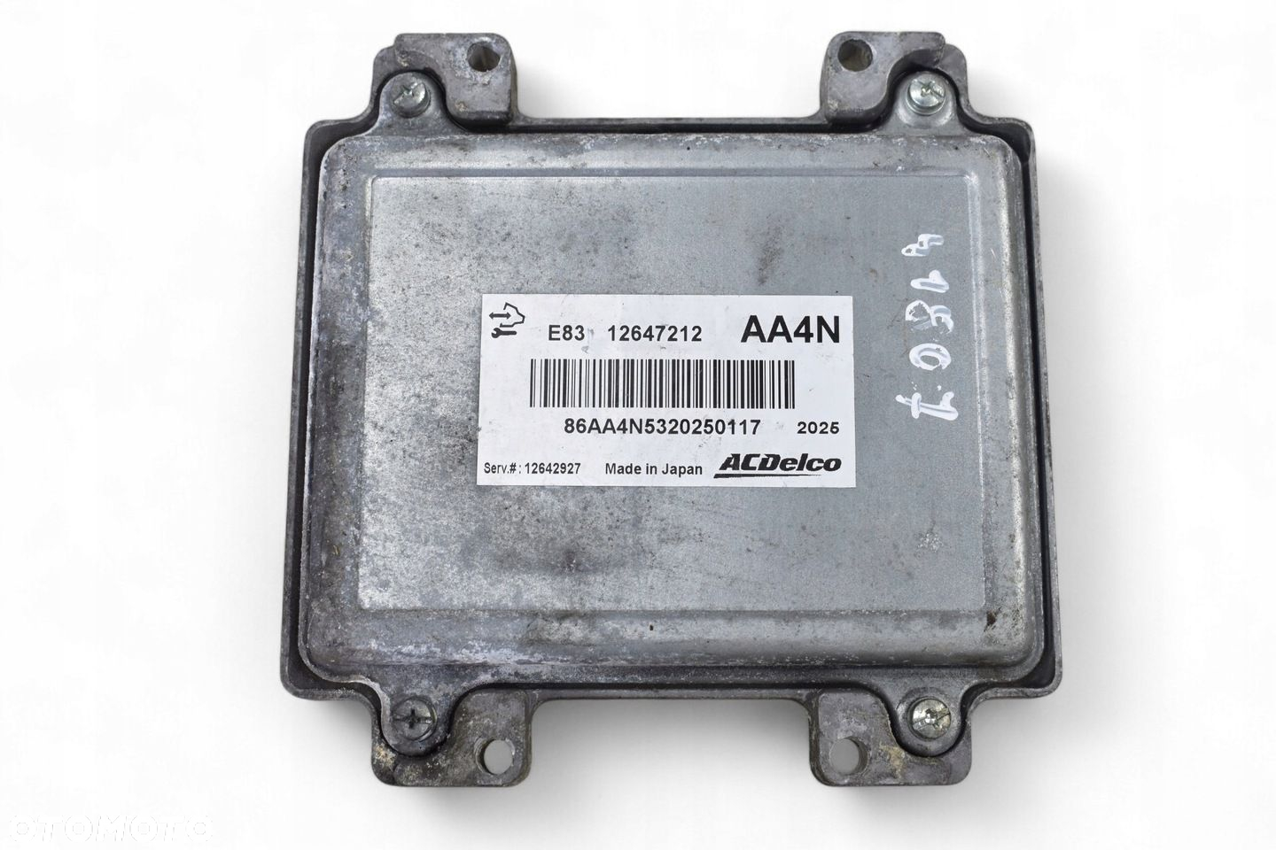Sterownik Silnika ECU OPEL MERIVA B ASTRA J 1.4 1.4 T 16V 12647212 AA4N - 5
