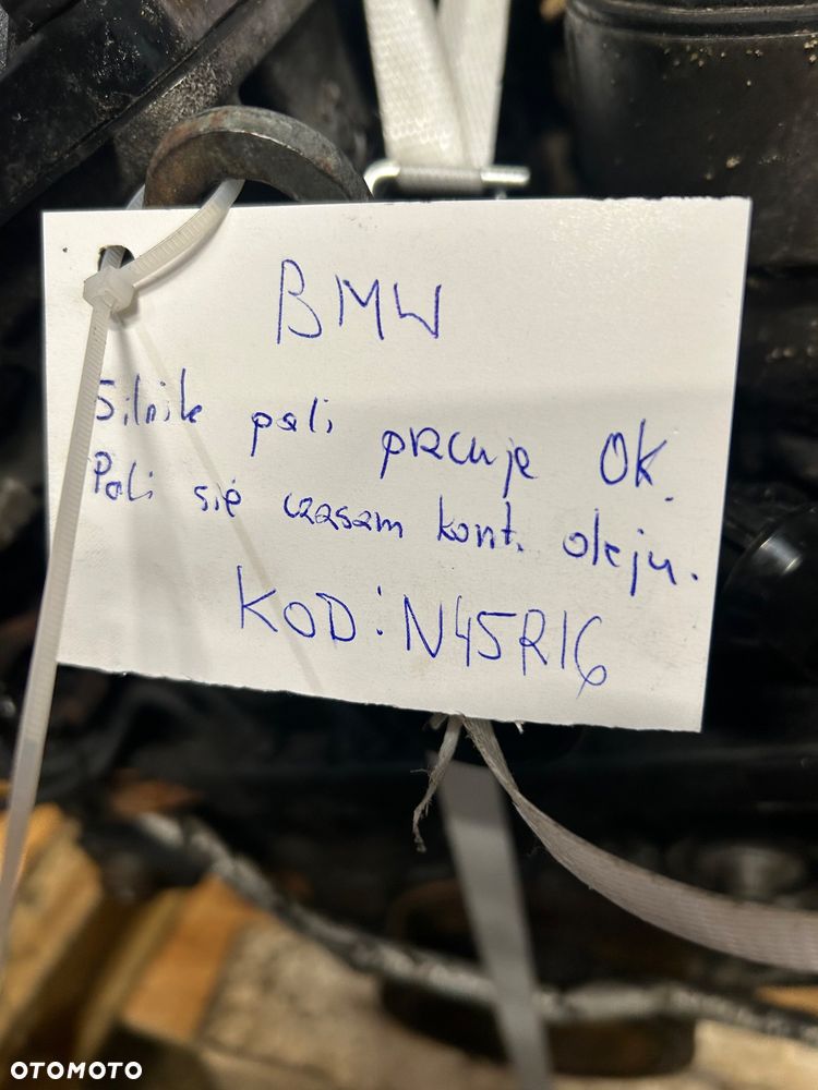 SILNIK KOMPLETNY Z OSPRZETEM Bmw 1.6  N45B16 BMW E90 E87 316 - 6