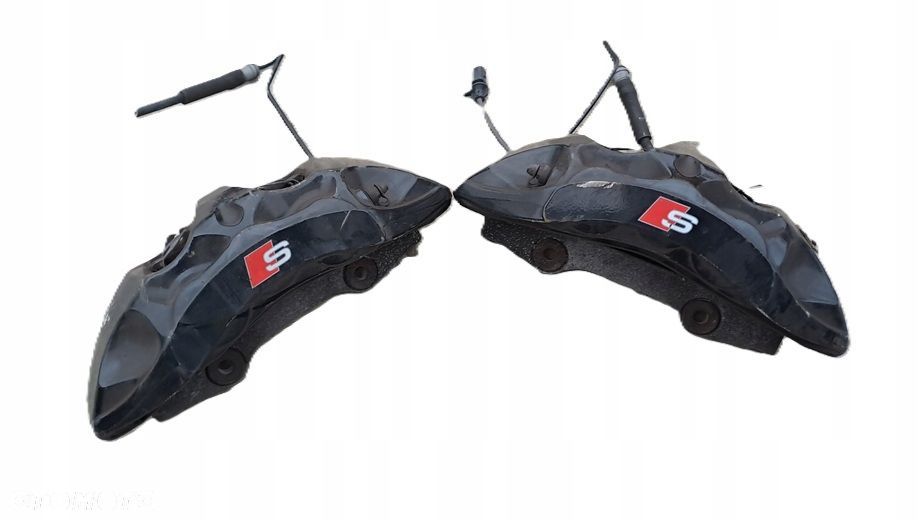 audi s4 b9 s5 8w zaciski hamulcowe lewy prawy przód komplet 375mm - 1