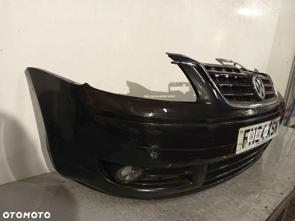+ ZDERZAK PRZÓD PRZEDNI DO VOLKSWAGEN VW TOURAN LC9Z CZARNY SPRYSKIWACZE LAMP XENON HALOGENY - 2