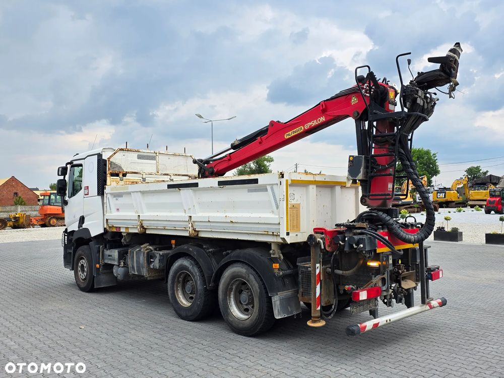 Renault C430, HDS PALFINGER M120L97, MEILLER Kipper, 6X4, EURO 6 - 26