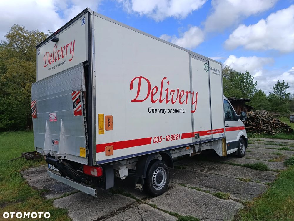 Volkswagen Crafter KONTENER+ winda ZEPRO (750kg) 2.0 TDI diesel 177kM automat 2019 rok bogate wyposażenie-WEBASTO, KAMERA COFANIA, KLIMA, STAN BARDZO DOBRY! - 10