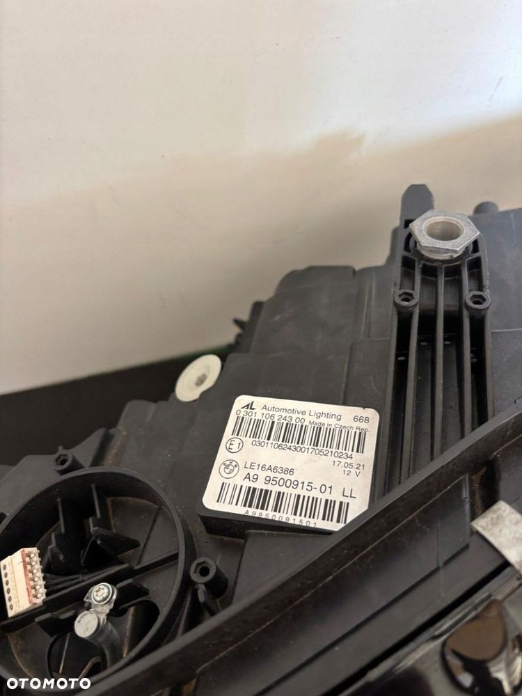 LAMPA LEWA REFLERTOR BMW SERIA 3 G20 G21 LASER SHADOW M3 CZARNA COMPETITION - 7