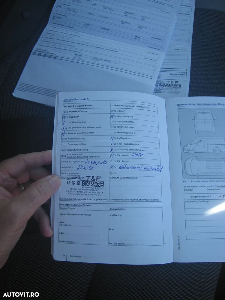 Volkswagen TRANSPORTER T6 , 6 LOC. PLATFORMA MIXTA , AC. - 23