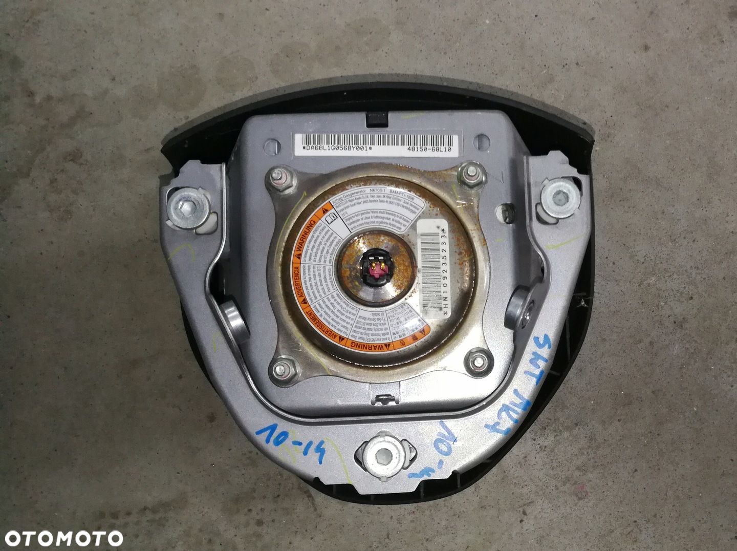 Poduszka powietrzna kierowcy przed lift Suzuki Swift MK7 10-14 - 4