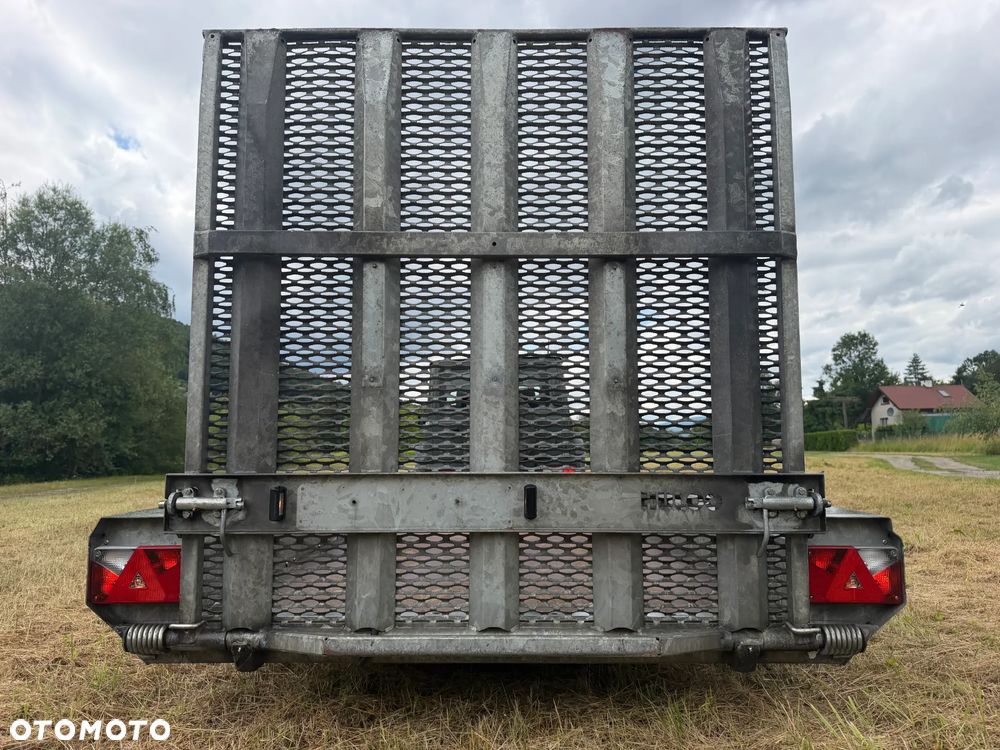 Inny Przyczepa Dwuosiowa Ciężarowa-LAWETA Do Koparek Maszyn Budowlanych. HULCO TERRAX-2 3001-LK.  NAJAZD Pełny Klapa z Bardzo mocnej konstrukcji. Lekki system otwierania najazdu jedną ręką! DMC 3000Kg! Jest To Laweta marki PREMIUM. Dwie ośie hamujące! Pełny ocynk. HULCO to Francuski Producent największy w Europie! Potężna jakość wykonania! Okazja Tanio. Laweta sprowadzona z Norwegii. Zero zużycia jak nówka sztuka! OKAZJA - 6