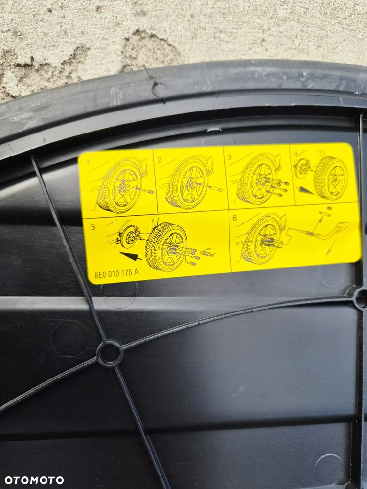 Wkład Styropian Koła Zapasowego Osłona Audi A4 B6 B7 Seat Exeo 8E9012109F 8E0010175A - 6