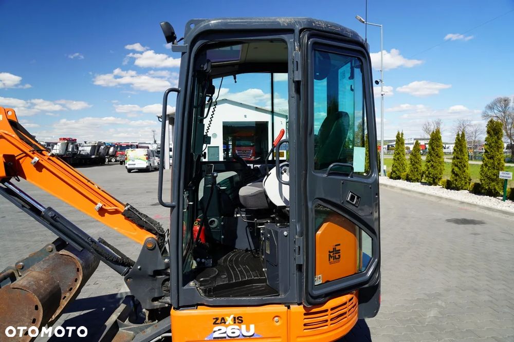 Hitachi ZX26U-6 CR / MINIKOPARKA / 2022 ROK / 1900 MTH / KOMPLET ŁYŻEK - 25