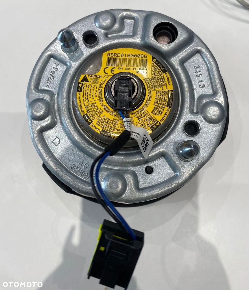 BMW F10 F20 F21 F30 F31 F32 AIRBAG PODUSZKA POWIETRZNA KIEROWCY CZARNY ZNACZEK LOGO NOWY ORYGINAŁ - 5