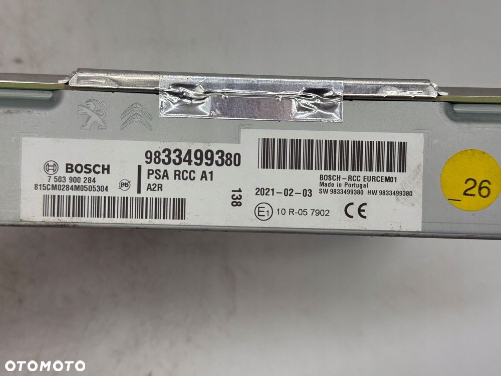 stacja multimedialna radio peugeot 3008 ii 9833499380 - 4