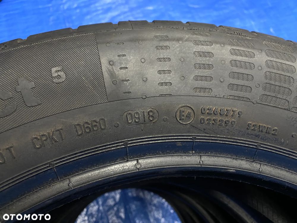 OPONA 17 OPONY LETNIE LATO KOMPLET OPON 4SZT CONTINENTAL CONTI ECOCONTACT 5 215/60R17 96H BIEŻNIK 7,0mm 2018 - 10