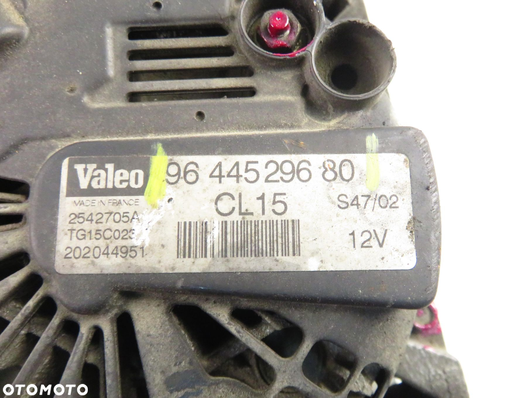 ALTERNATOR PEUGEOT 307 1.4 HDi 9644529680 - 2