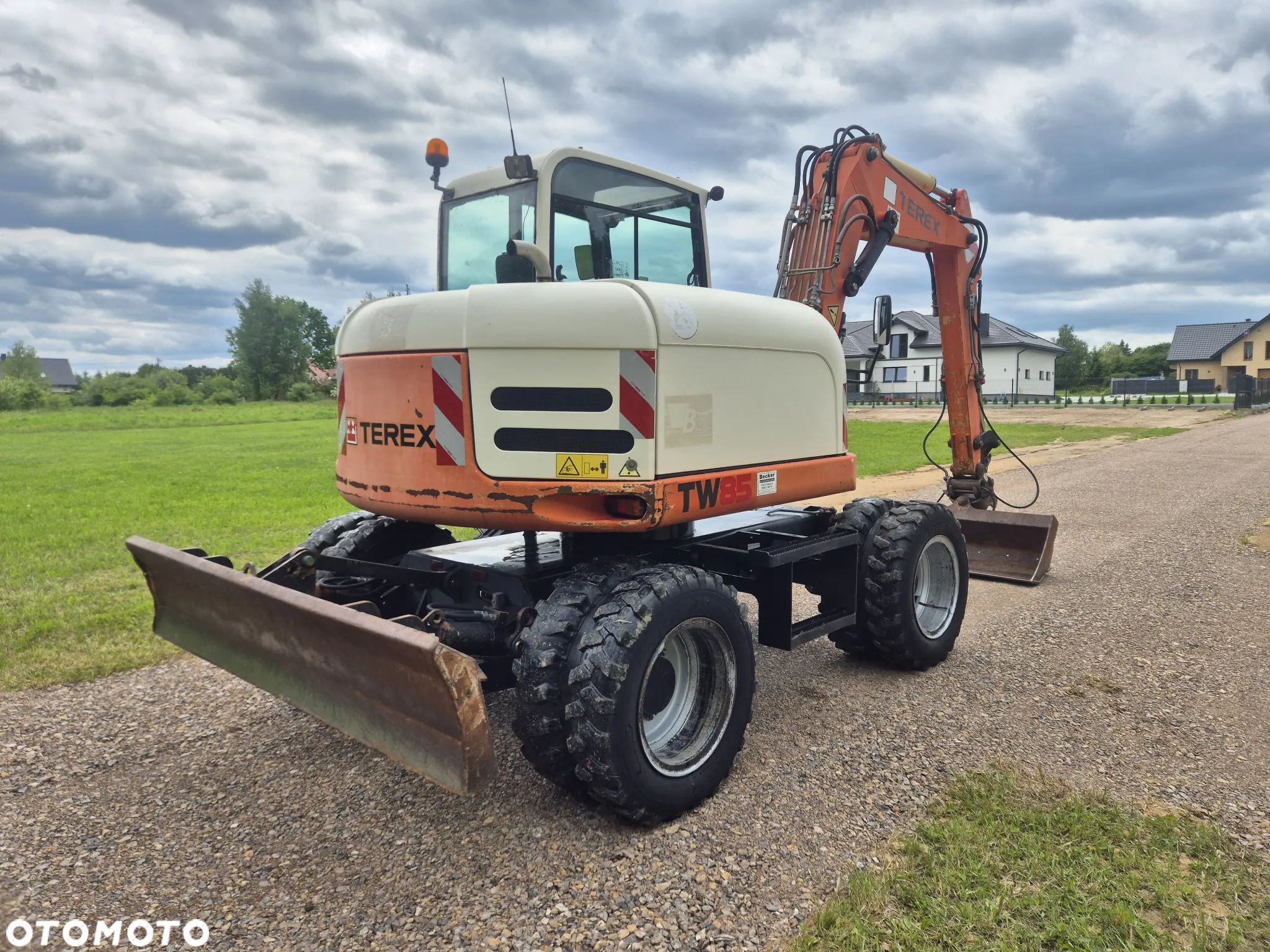 Terex TW85 5500 mth Sprowadzona  Szybkozłącze Koparka Kołowa Łyżka Hydrauliczna - 3