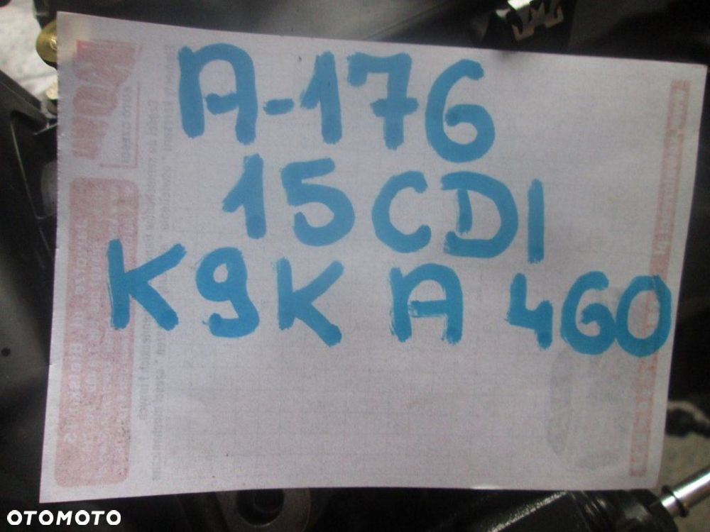 Silnik motor MERCEDES A KLASA 176 1,5DCI K9KA460 - 2