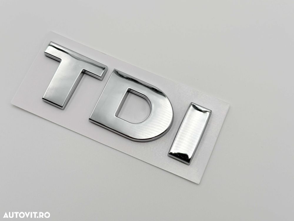 Emblema Compatibila VW TDI crom - 1