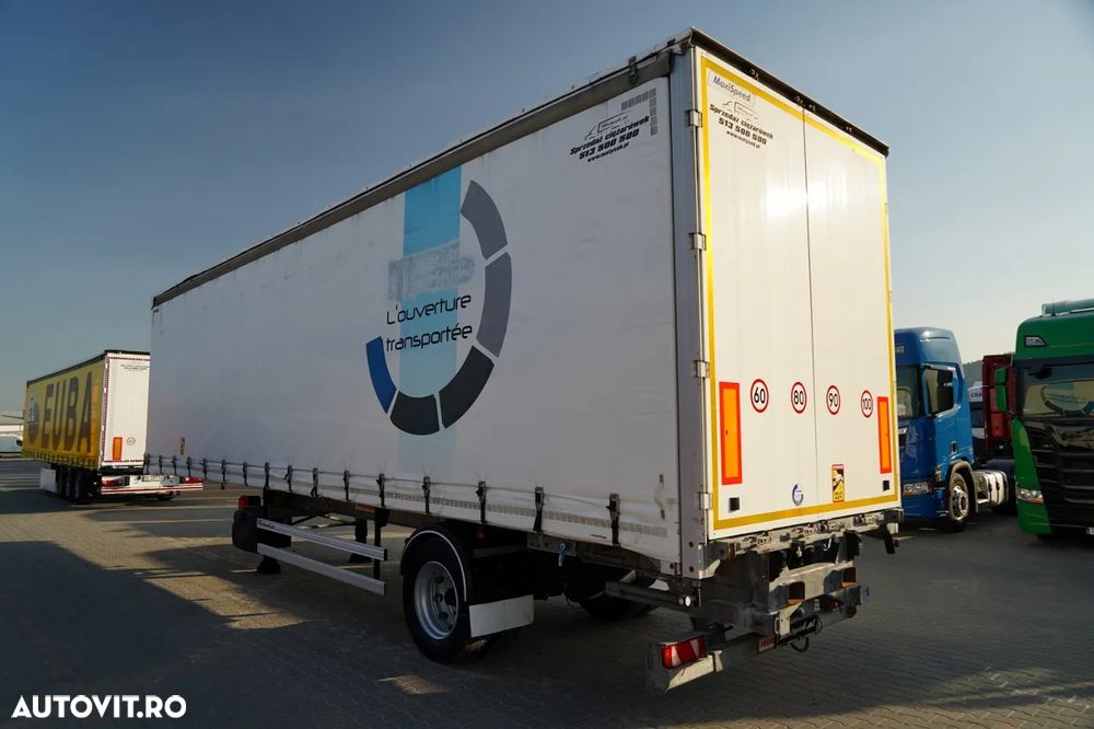 Fruehauf CITYLINER CORTINĂ / 1 AXĂ / DIRECȚIE / LUNGIME 11 M / CUREA CĂRUCIOR / PODEA REZISTENTĂ - 3