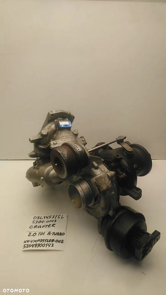 TURBOSPRĘŻARKA 2.0 TDI BI-TURBO 143KM 163KM CKUB CKUC CSHC CSNA CRAFTER 03L145715L - 6
