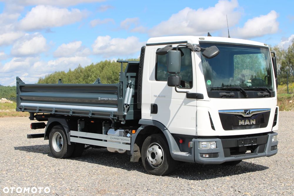 MAN TGL 12.220 12.250 Nowy 3-stronny WYWROT Kiper Wywrotka Manual Klima Blokada mostu TGM Atego Eurocargo Midlum - 12
