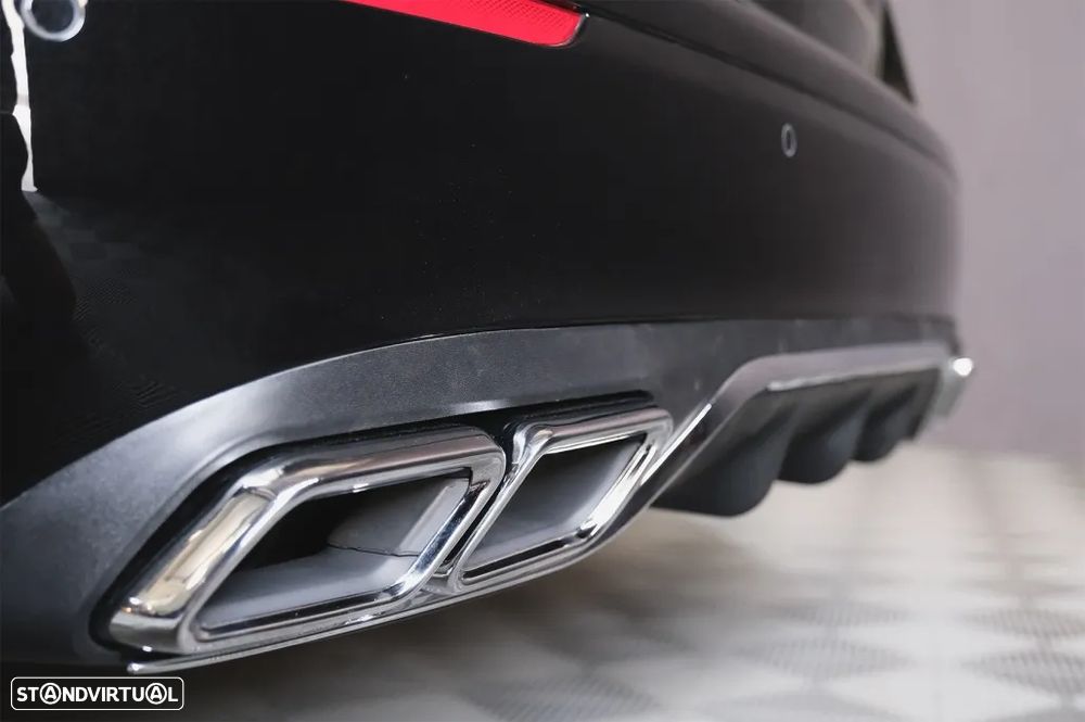 Difusor com Ponteiras Mercedes E W213 (2020 em diante) Look E63 - 8