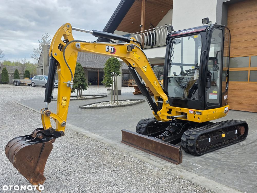 Caterpillar CAT 302.7 D CR mini koparka szybkozłącze 3 łyżki piękna serwisowana 1 wł JCB sprowadzona - 39