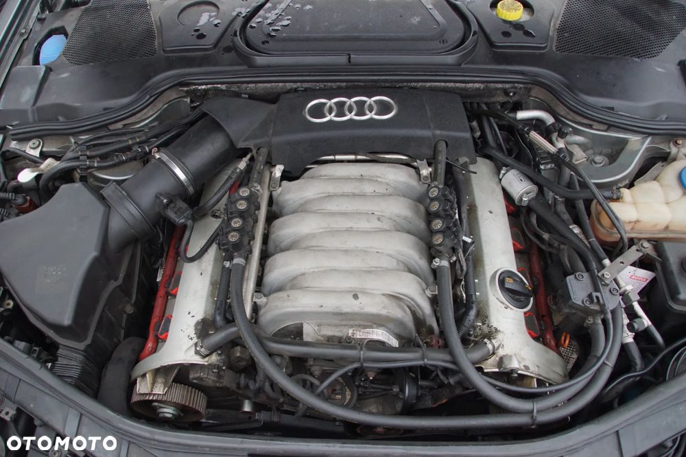 Auto na części 692106889 Audi A8L A8 long 4.2 MPI BGK skrzynia HKT lakier LY7G lampa lampy wydech ulter drzwi maska zderzak pas przedni panel mmi deska skrzynia dół silnika błotnik - 10