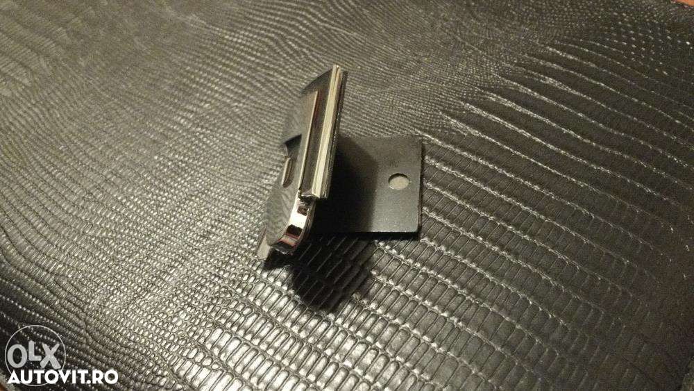 Emblema VW R-line Grila Metal crom/negru - 2