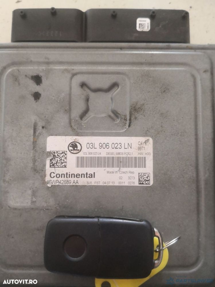 Kit pornire SKODA RAPID II (NH3) [ 2012 - > ] TDI (CAYC, CLNA) 77KW|105HP Continental 5wp42689aa OEM 03l906023ln - 2