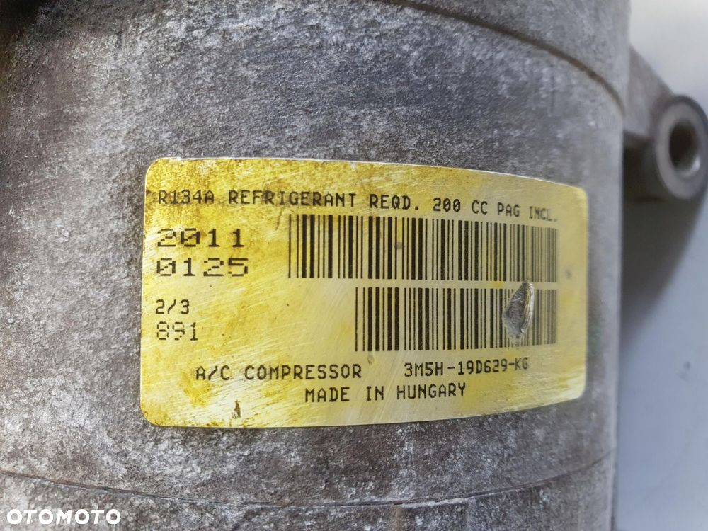 SPRĘŻARKA KLIMATYZACJI Ford Focus MK2 II 1.6 TDCI _ 3M5H-19D629-KG - 2