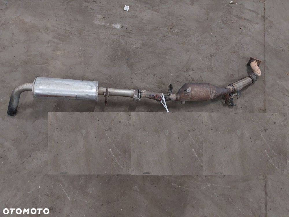TŁUMIK ŚRODKOWY +  KATALIZATOR PUSTY VOLKSWAGEN GOLF IV 2.0 8V - 5