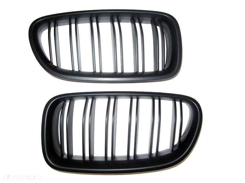 Grile BMW pentru Seria 5 F10 F11 NEW M5 M LOOK NEGRU MAT  CALITATE PREMIUM ⭐️⭐️⭐️⭐️⭐️ - 2