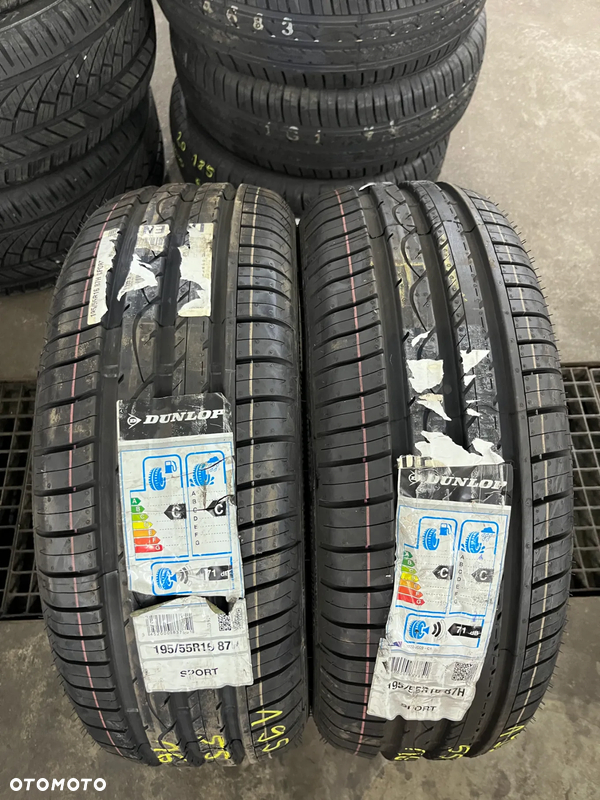2x Opony Letnie 195/55R16 DUNLOP SPORT 19r Nowe Promocja!! Cena za 2szt
