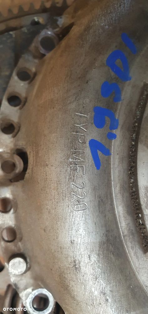 Sprzęgło koło zamachowe sztywne jednomasowe VW Golf V 2.0 SDI 038105273F - 11