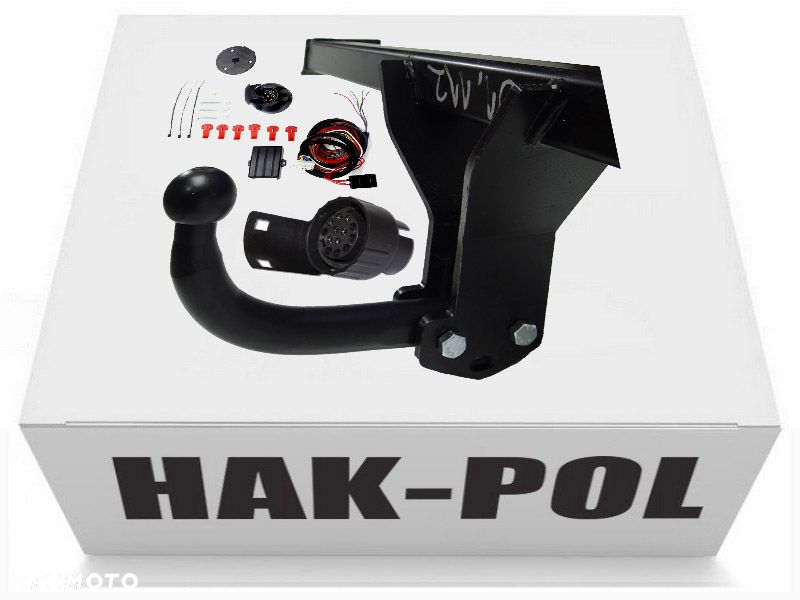 HAK HOLOWNICZY + MODUŁ + WIĄZKA + GNIAZDO 7PIN/13 DO SAMOCHODU AUDI Q5 8R 1 I B8 - 9