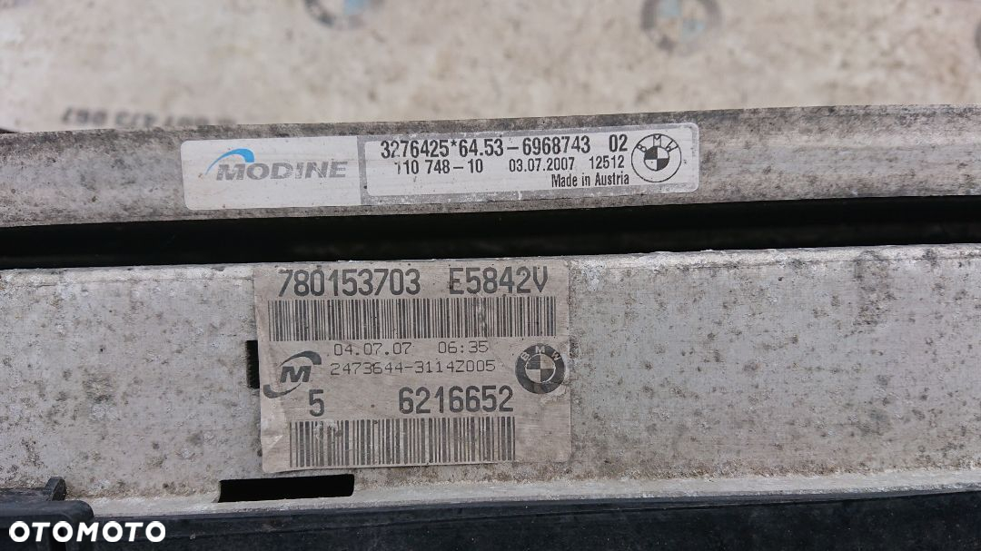 BMW E87 E81 2.0d Komplet Chłodnic Chłodnice - 4