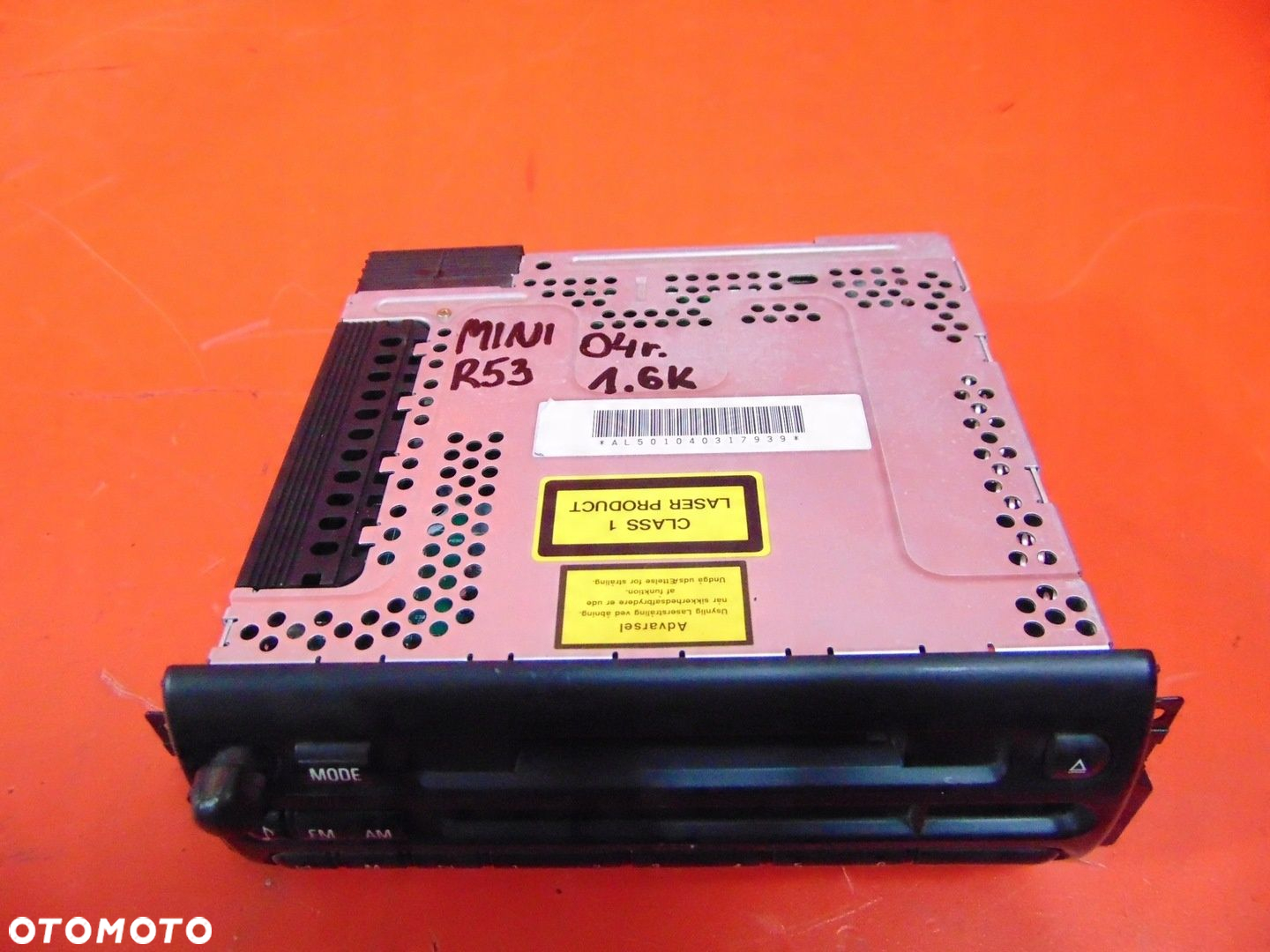 MINI COOPER S R53 RADIO KASETA RADIOODTWARZACZ 6943464 - 7