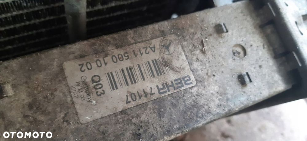 Mercedes W211 2.2 Pas Przedni Komplet Chłodnic - 5