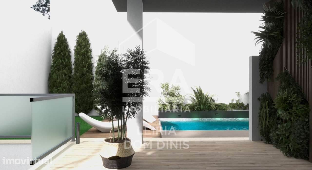 Casa geminada nova com piscina, garagem e jardim - Grande imagem: 3/18