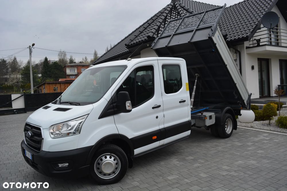 Ford TRANSIT_PIĘKNY 2020/21 Rok-EURO 6+KLIMA_SOLIDNA 3-STRONNA ORYGINALNA WYWROTKA Z WŁOCH_7-OSÓB BRYGADÓWKA DOKA - 30
