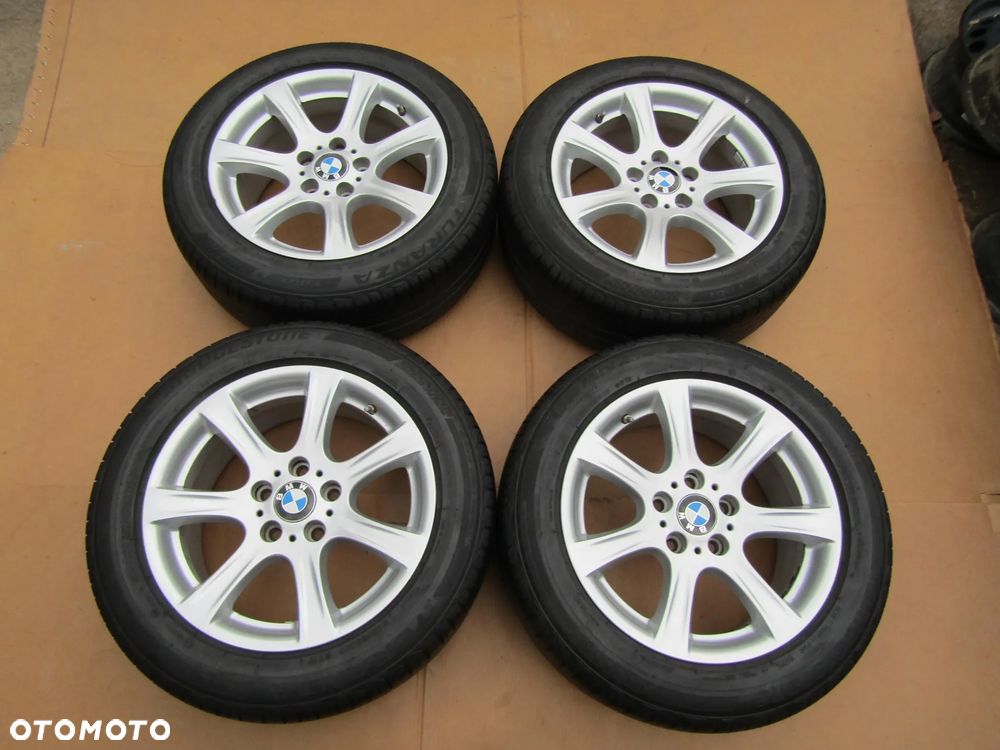 4 x Felgi Aluminiowe Koła 17 BMW 3 E90 E91 E92 E93 1 E87 8 j 5x120 ET34 piasta 72,6 mm + Opony 225/55 17 Bridgestone 7,5 mm Letnie - 5