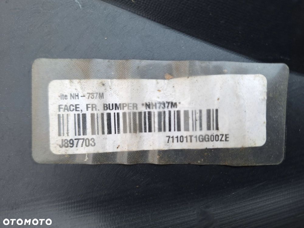 HONDA CR-V IV 12-14 KOLOR: NH737M NIE KLEJONY! ZDERZAK PRZÓD PRZEDNI ORYG HONDA 71101-T1G-ZZ00 WYSYŁKA 24H - 13