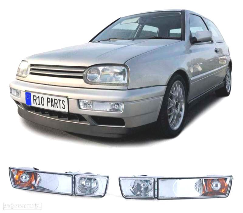 FARÓIS NEVOEIRO + PISCAS VOLKSWAGEN VW GOLF 3 91-97 - 1
