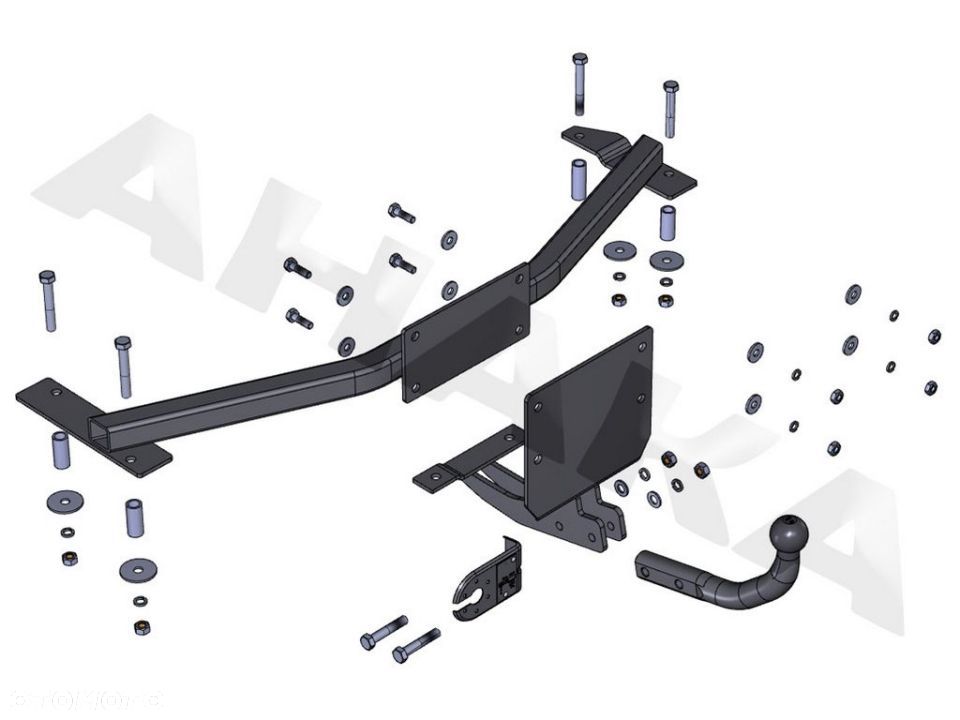 Hak Holowniczy Odkręcany Do Opel Corsa B Hatchback 1993-2000 - 3