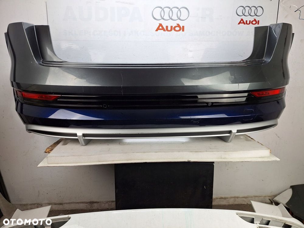 ZDERZAK AUDI E-TRON 4K 4KE 2017-2022 S-LINE ORYGINAŁ OE KOMPLETNY PDC - 1