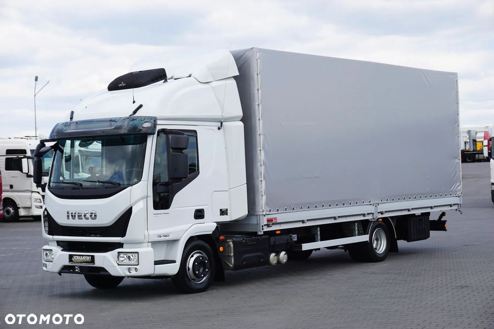 Iveco EUROCARGO / 75 - 190 / ACC / E 6 / BURTO-PLANDEKA / 16 PALET - 1