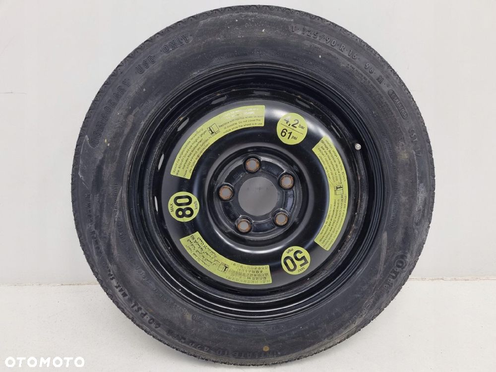KOŁO DOJAZDOWE Mercedes W212 dojazdówka 125/00 R16 5x112 1694000802 zapas - 2