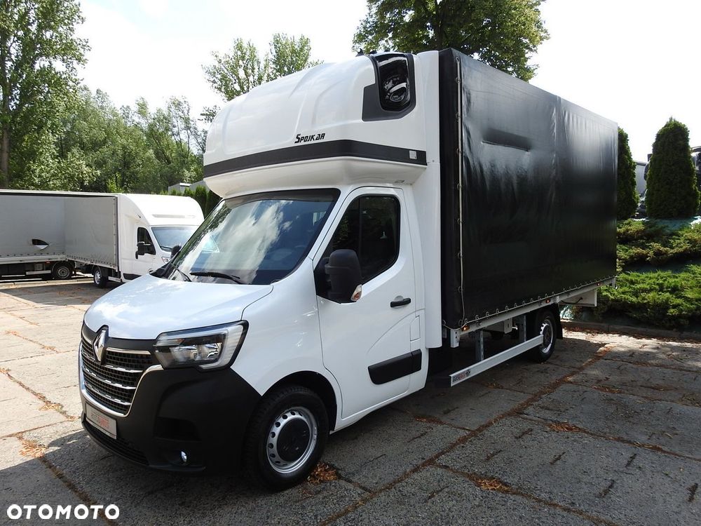 Renault MASTER PLANDEKA 10 PALET WEBASTO KLIMATYZACJA TEMPOMAT LEDY PNEUMATYKA  165KM - 7