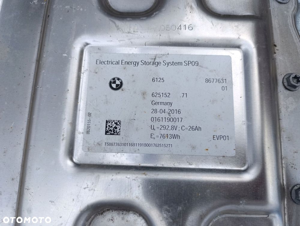 BMW 3 F30 330E BATERIA AKUMULATOR HYBRYDA 8677631 - 5